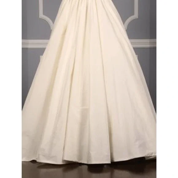 Lea-Ann Belter Grace 100% Silk Ballgown Full Formal Wedding Skirt Bridal 8 - Picture 3 of 9